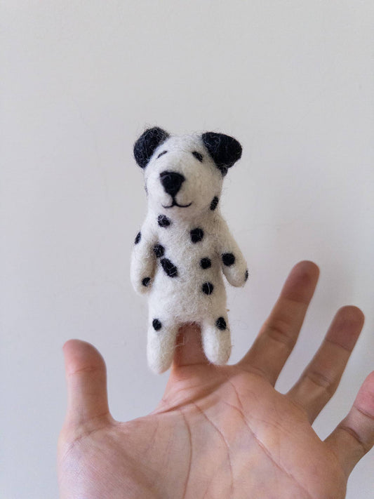 Felt Finger Puppet: Dalmatian