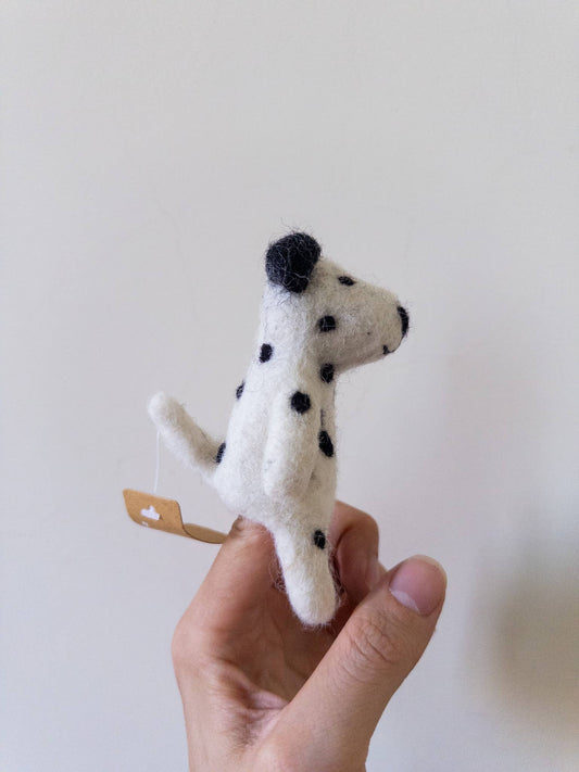 Felt Finger Puppet: Dalmatian