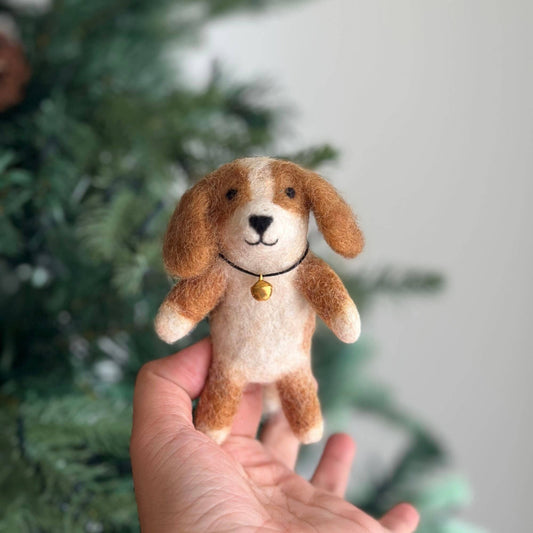 Cavalier King Charles Spaniel Finger Puppet Jasper and Ruby