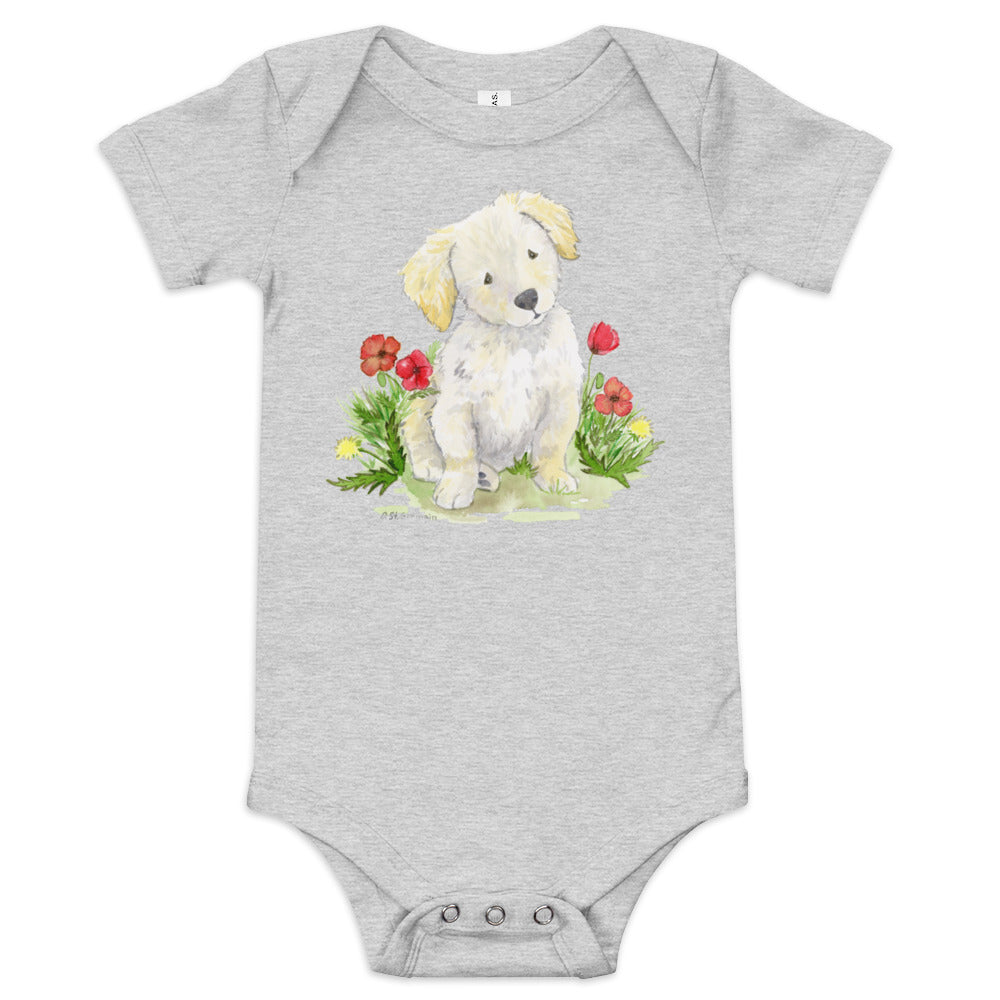 Golden Retriever Bodysuit, Golden Doodle Baby One Piece