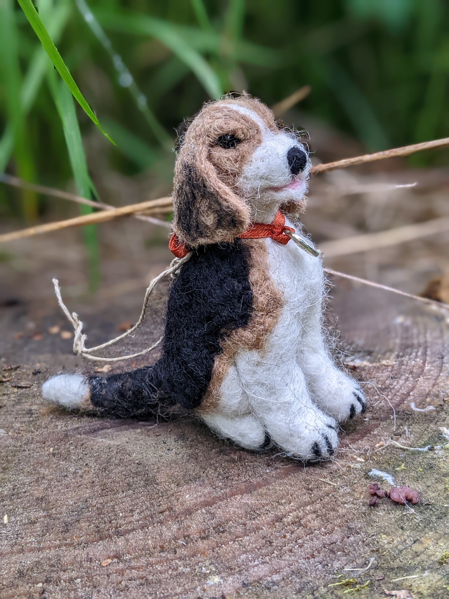 needle felted beagle dog decor sculpture gift for dog lovers