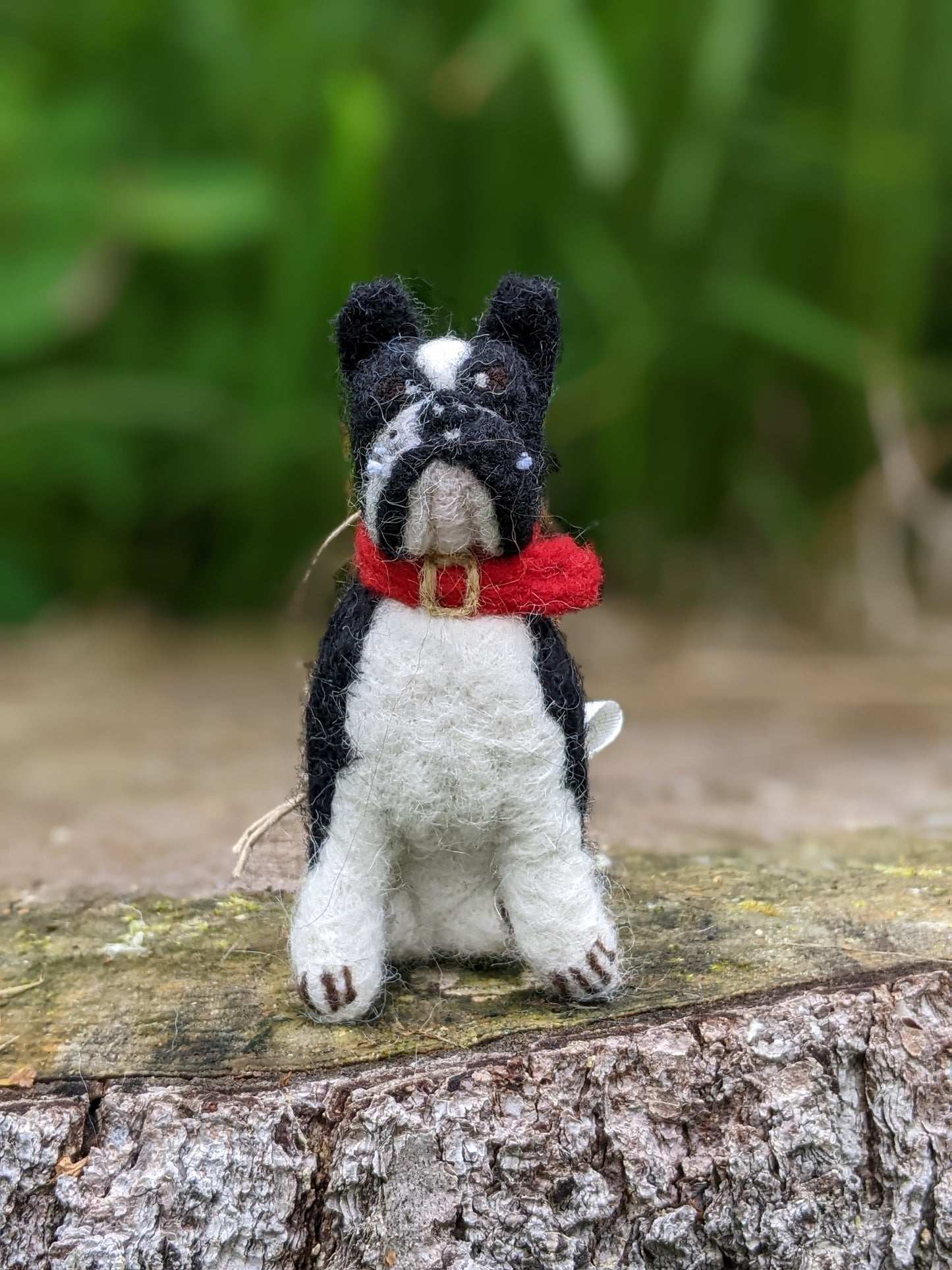 french bulldog needle felted wool gift for dog lovers jasper and ruby