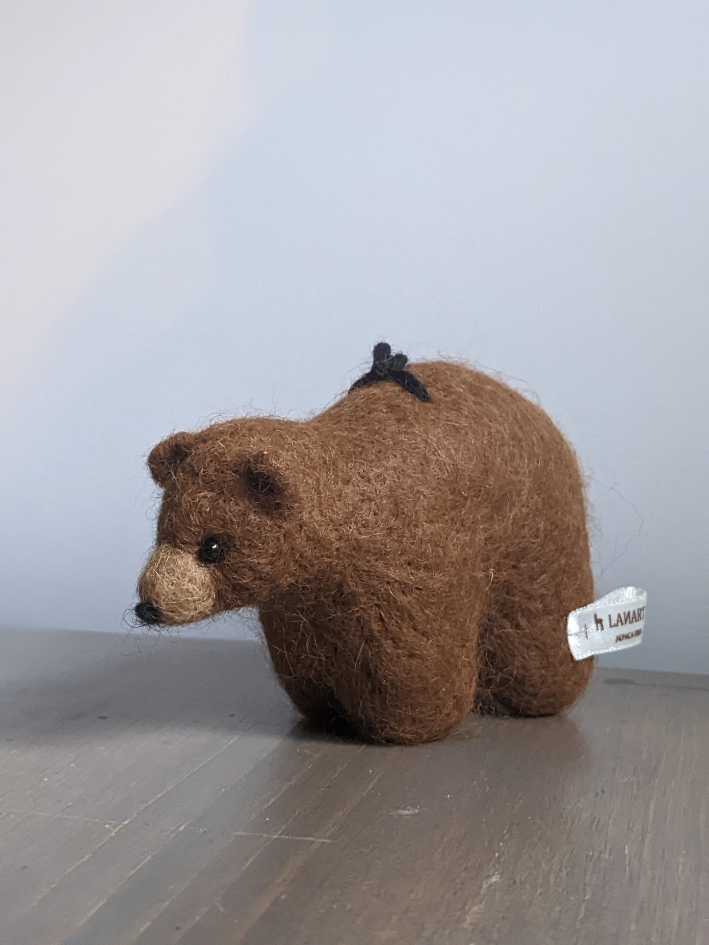Grizzly Bear: Needle Felted Sculpture Ornament