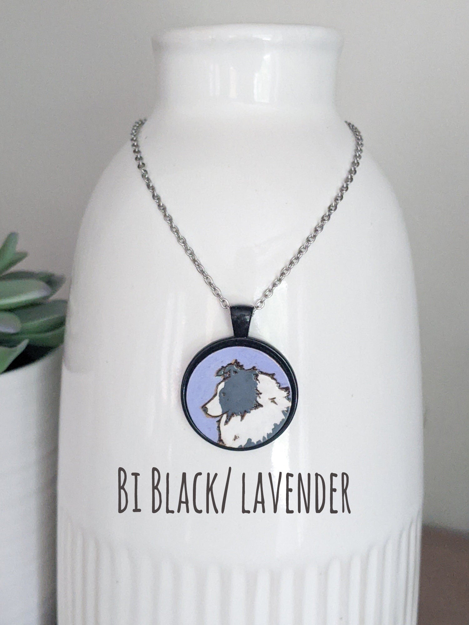 Sheltie Necklace, Hand painted Wooden Sheltie Necklace, Sheltie Gift, Shetland Sheepdog, Sheltie Lover, Sable, Blue Merle, Tri Color