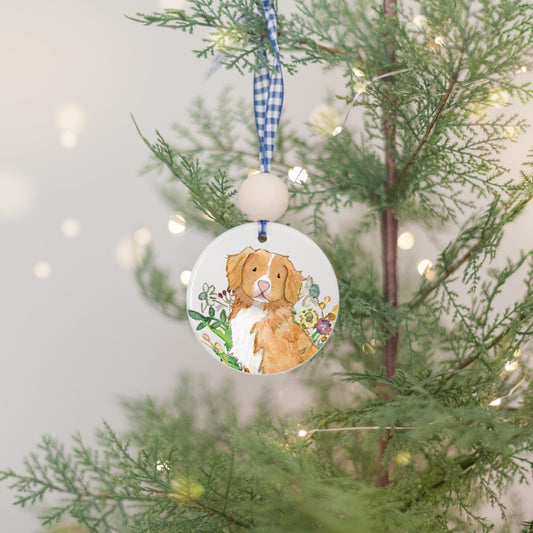 nova scotia duck tolling retriever ornament