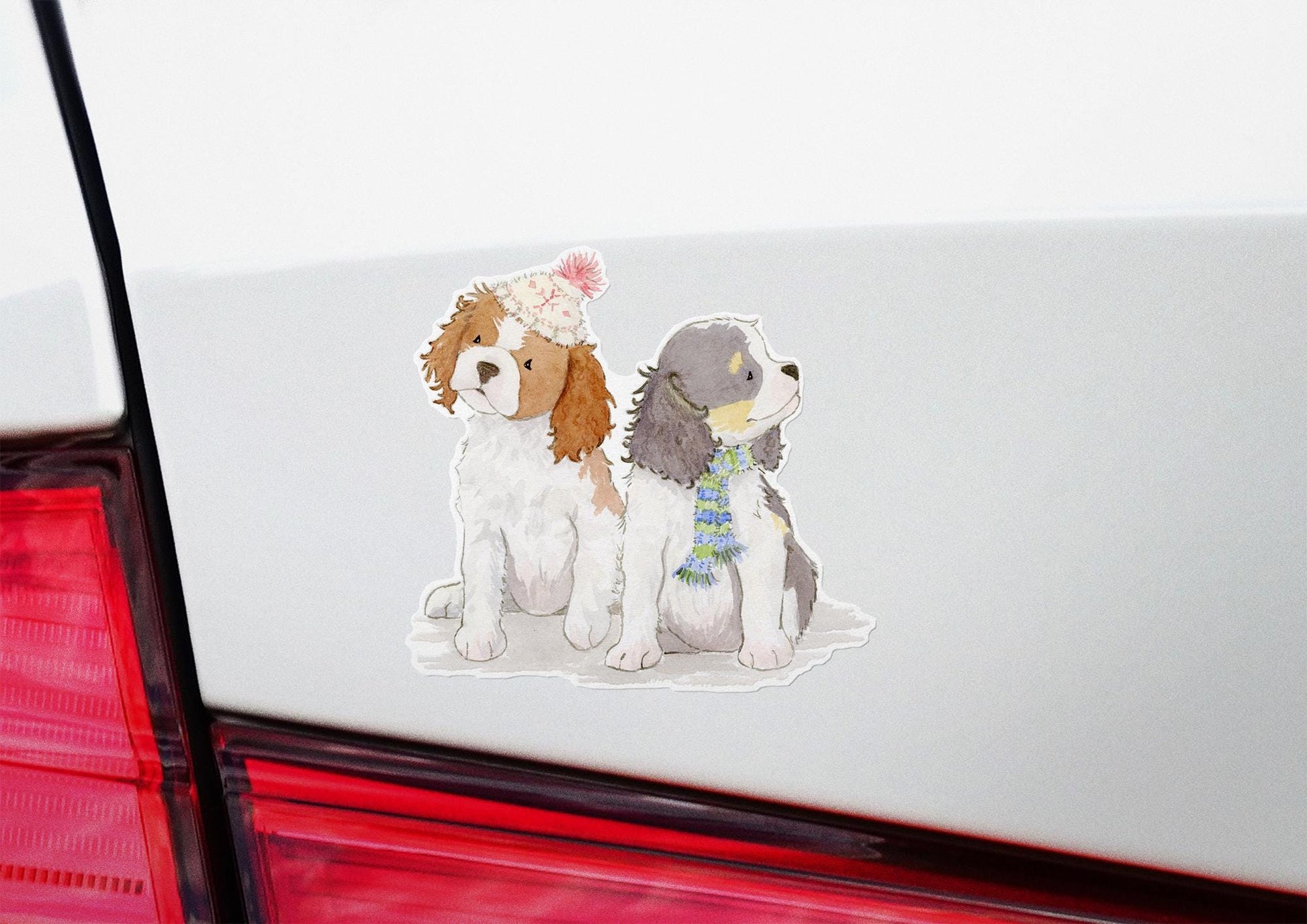 Cute Cavalier King Charles Spaniel Sticker