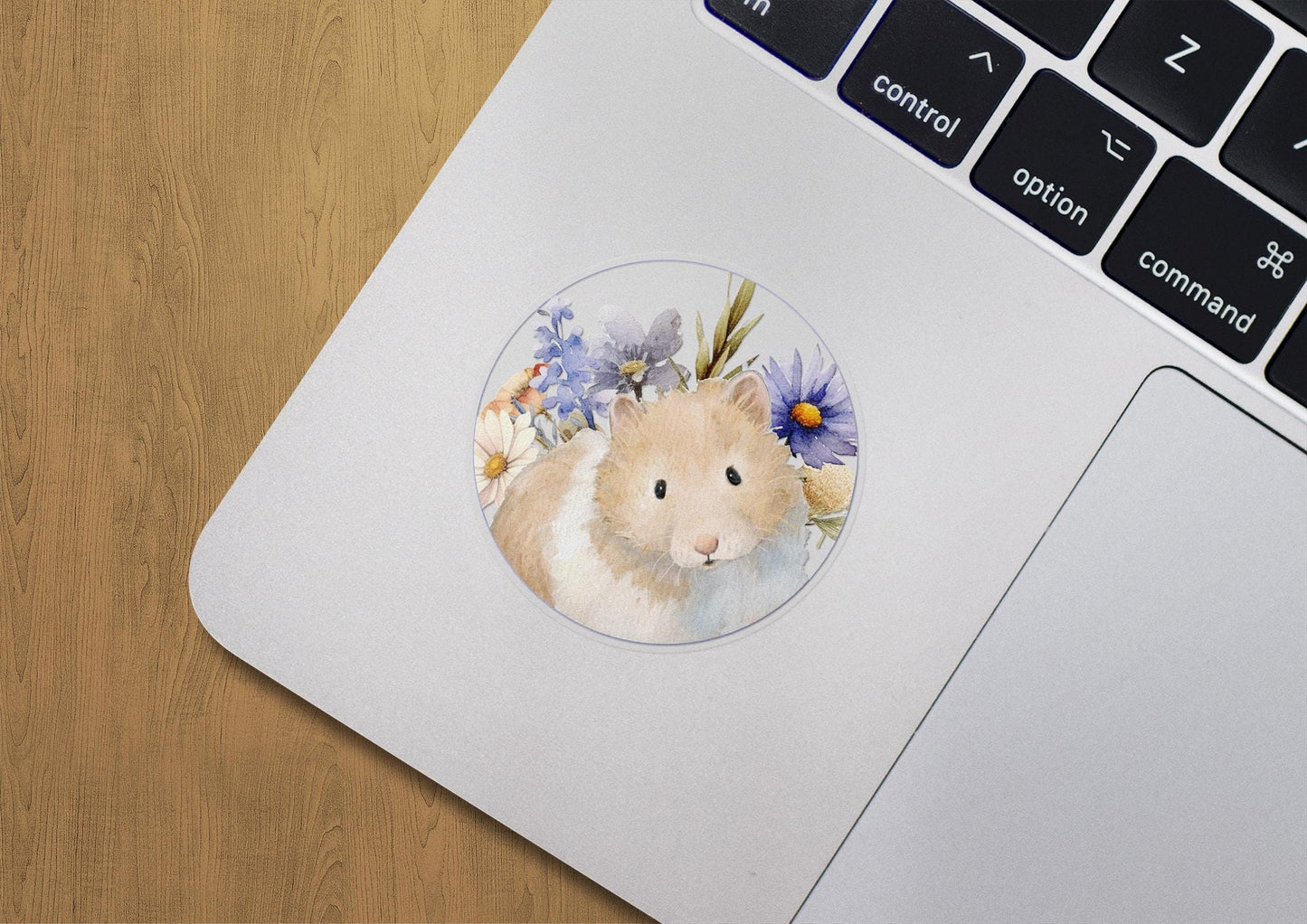 Cute Hamster Sticker, Golden Hamster, Syrian Hamster, hamster Owner Gift, Hamster Lover Gift, Watercolor Hamster