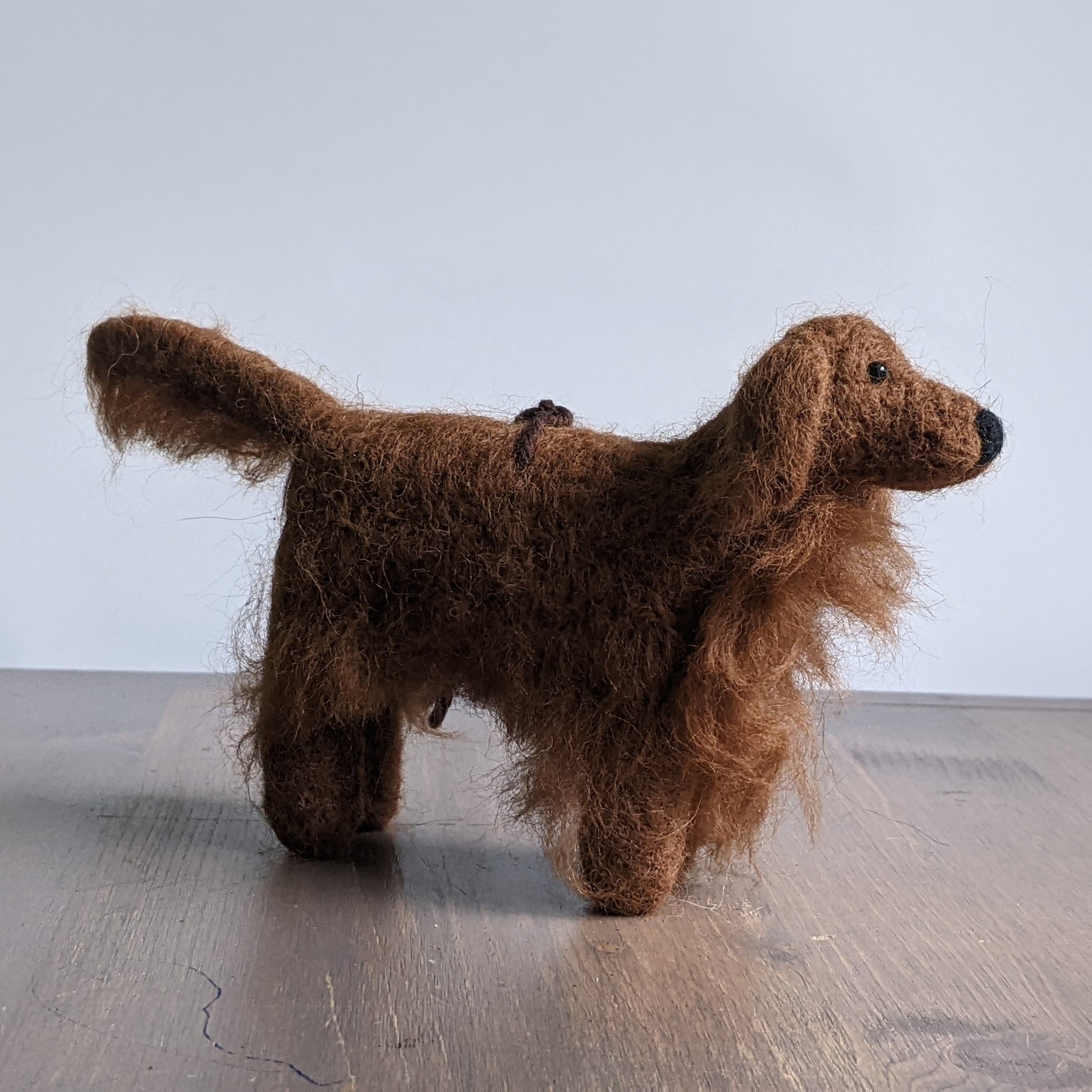 irish setter needle felted gift for dog lovers