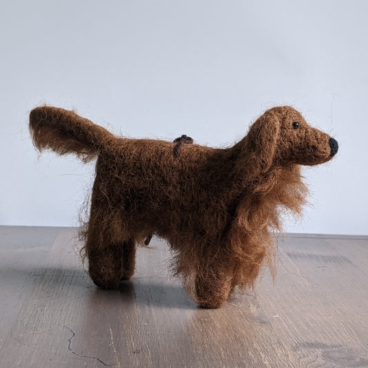 irish setter needle felted gift for dog lovers
