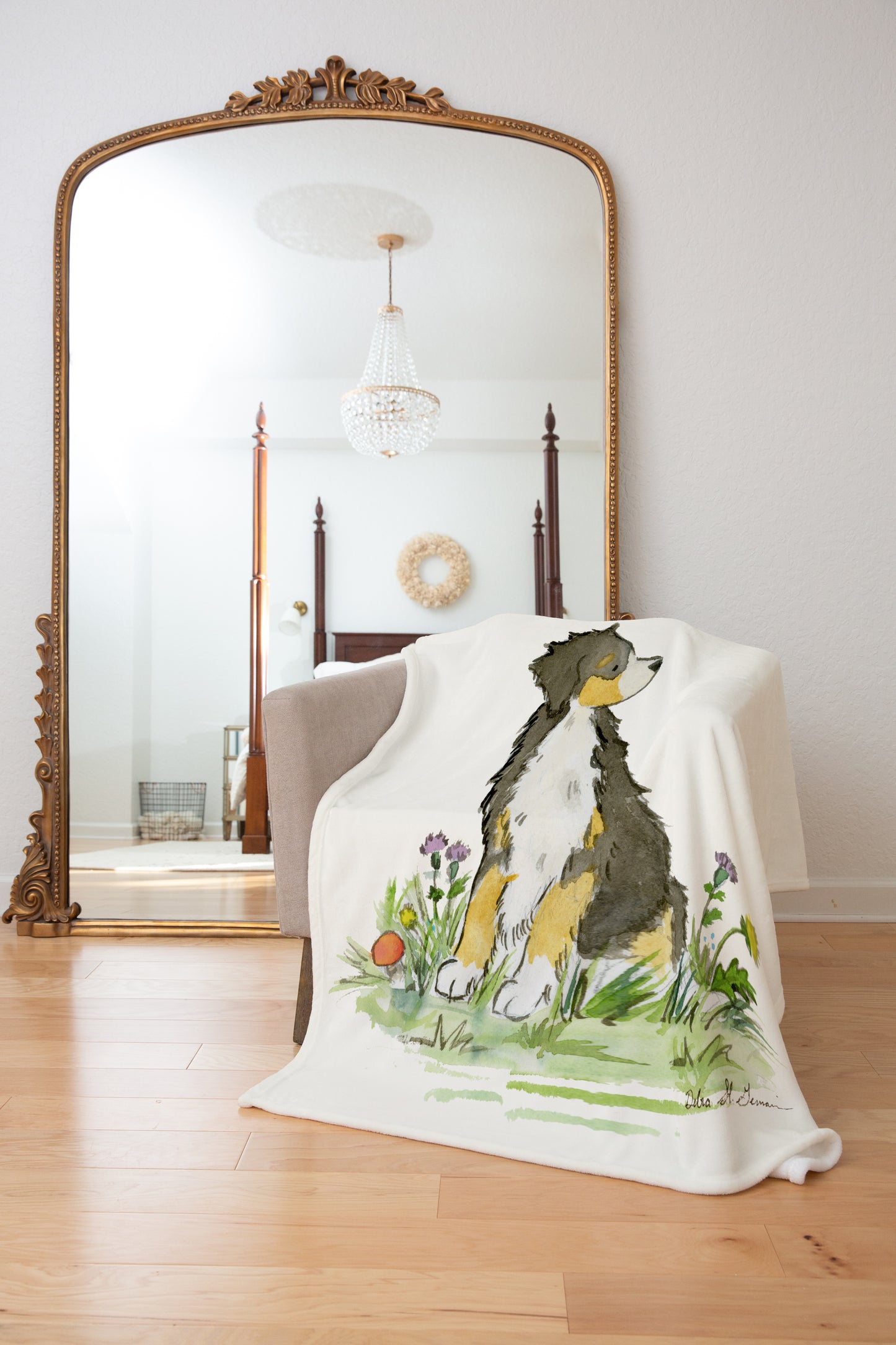 Bernese Throw Blanket - Jasper and Ruby Art