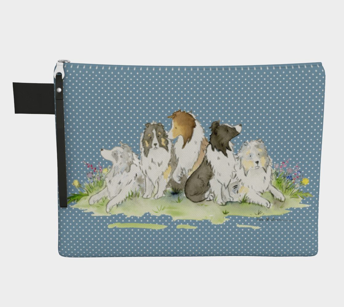 Sheltie Zipper Pouch gift