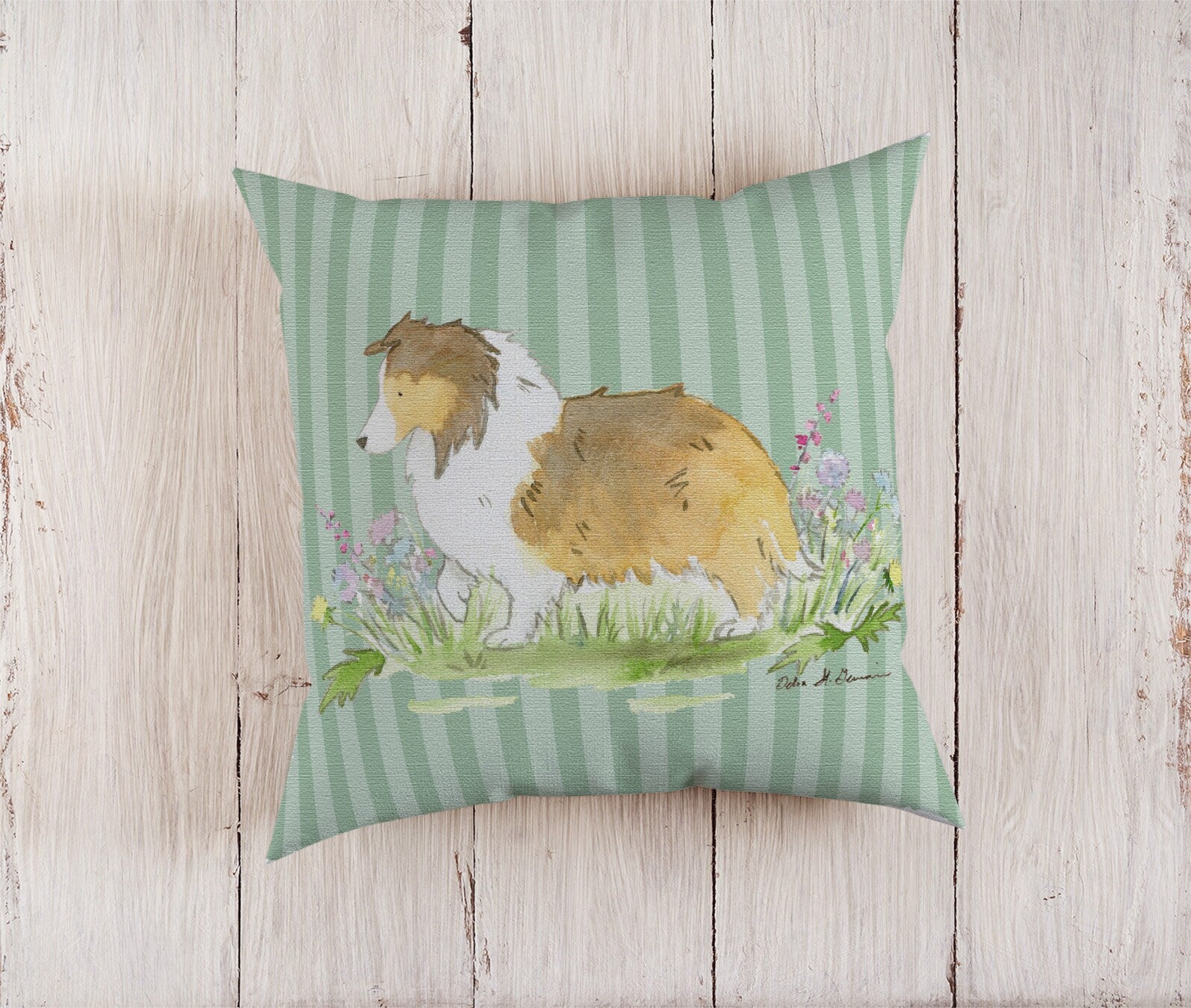 Sable Shetland Sheepdog Pillow Case, Sheltie Pillow Cover, dog decor, 18x18 Pillow Case, 22x22 Pillow Case, Sheltie Gift, Sheltie Decor