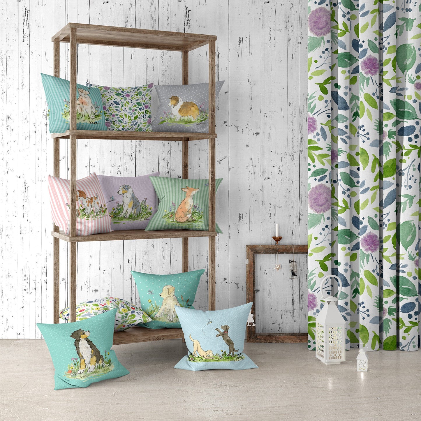 Cavalier King Charles Spaniel Throw Pillow cover, Cavalier Pillow, Christmas Cavaliers, Holiday Throw Pillow Cover, Cavalier Gift, Dog Lover