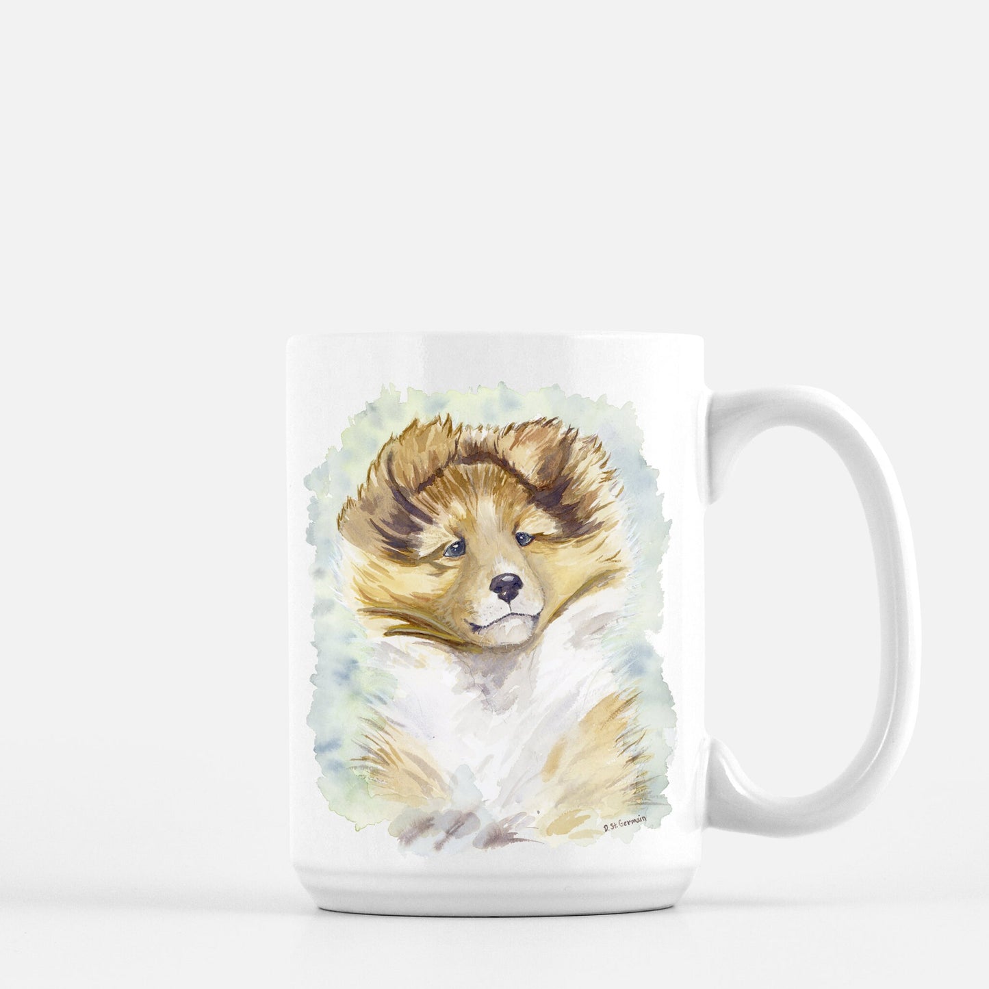 Sheltie Mug, Shetland Sheepdog, Sable Sheltie, Sheltie Mom Gift, Cutomized, Personalized Dog Mug, Sheltie Gift, Dog Lover Gift
