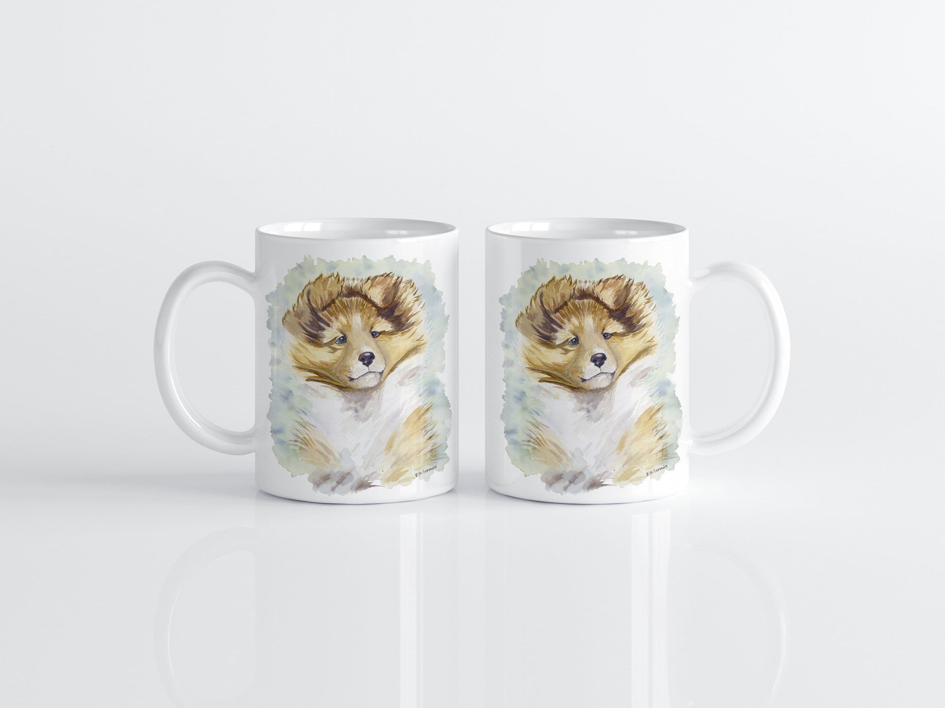 Sheltie Mug, Shetland Sheepdog, Sable Sheltie, Sheltie Mom Gift, Cutomized, Personalized Dog Mug, Sheltie Gift, Dog Lover Gift