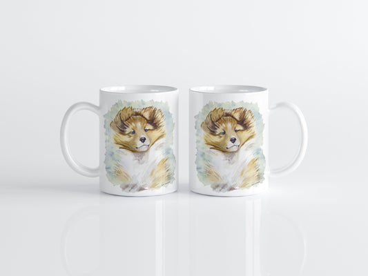 Sheltie Mug, Shetland Sheepdog, Sable Sheltie, Sheltie Mom Gift, Cutomized, Personalized Dog Mug, Sheltie Gift, Dog Lover Gift