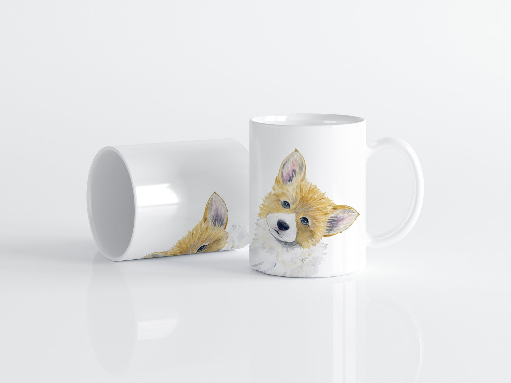 Corgi Mug, Welsh Corgi Mug, Corgi Corgi Mom Mug, Personalized Corgi Gift, Dog Mug, Dog Lover Gift, Dog Art Mug, Gift For Corgi Lovers