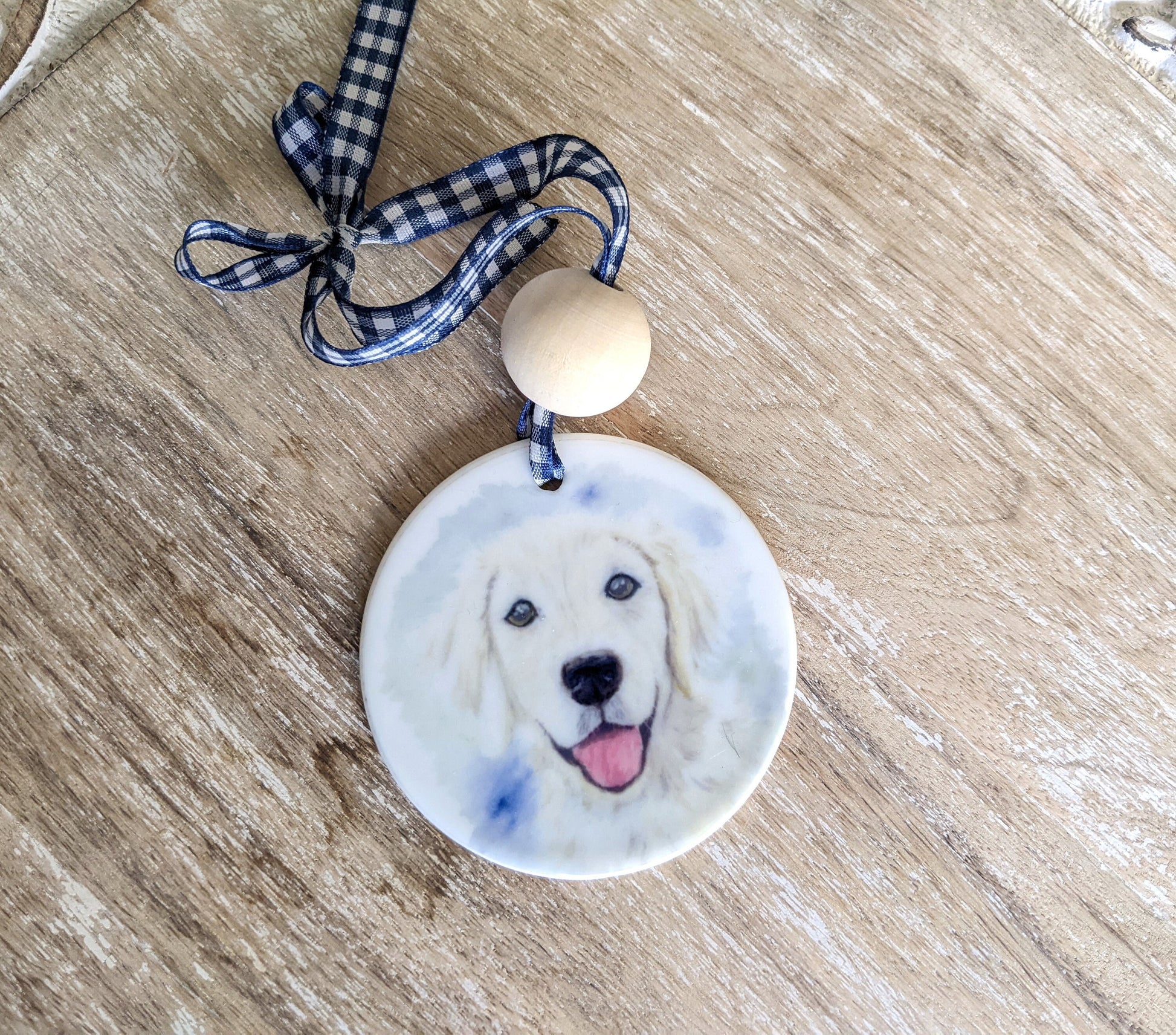 Golden Retriever Ornament, Gift For Golden Lovers