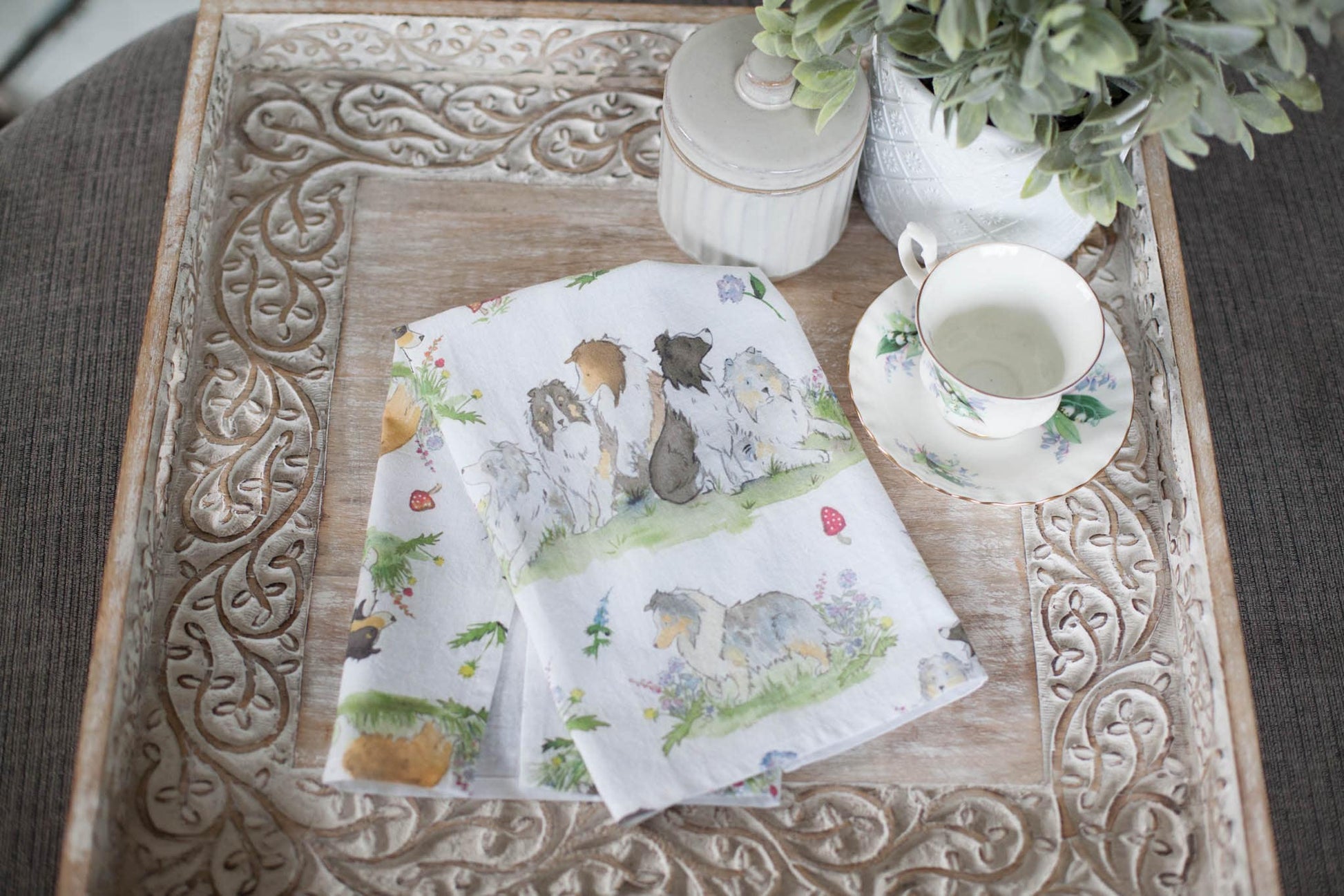 Shetland Sheepdog Tea Towel, Sheltie Towel, Sheltie Gift, Gift for Sheltie Lovers, Unique Sheltie Gift Dog Tea Towel, Sheltie Art, Dog Lover