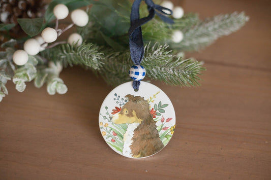 Red Tri Aussie Ornament, Personalized Gift for Australian Shepherd Lovers