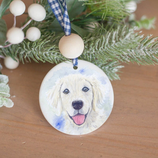 Golden Retriever Ornament, Gift For Golden Lovers