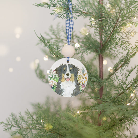 Bernese Mountain Ornament, Gift for Berner Lovers