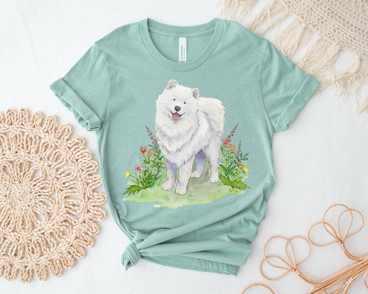 Samoyed Tee, Gift for Samoyed Lover, Cute Samoyed Shirt, Samoyed Mom Tee, Pet Parent Gift, Dog Lover Gift, Dog Mom Gift, Dog Lover Tee
