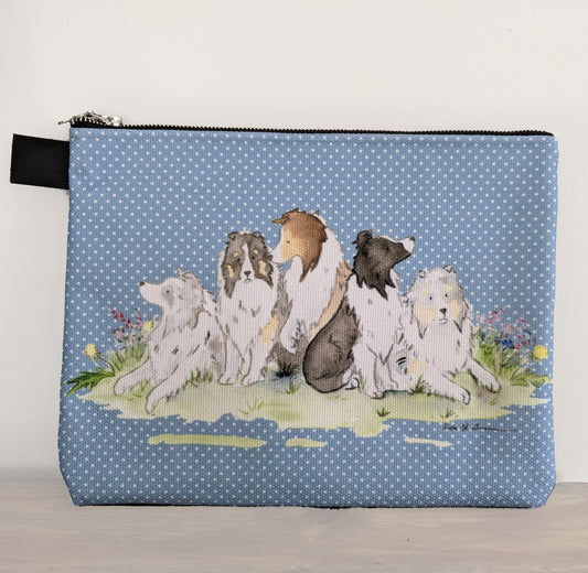 Zipper Pouch Sheltie