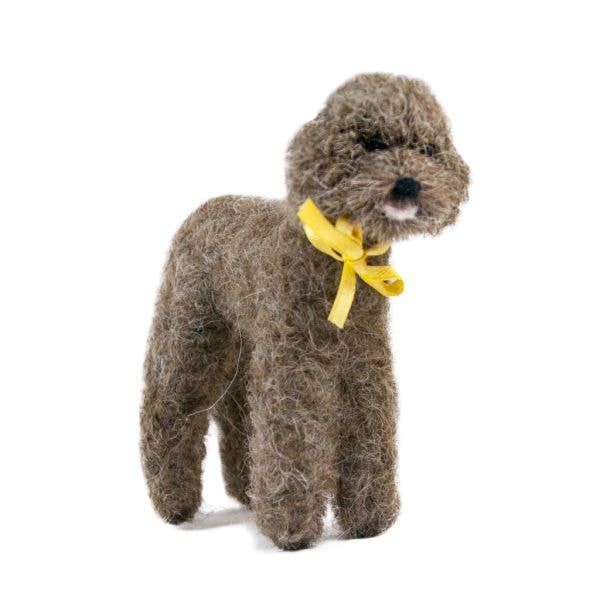 Doodle Dog - Artisan Hand-Felted Alpaca Sculpture