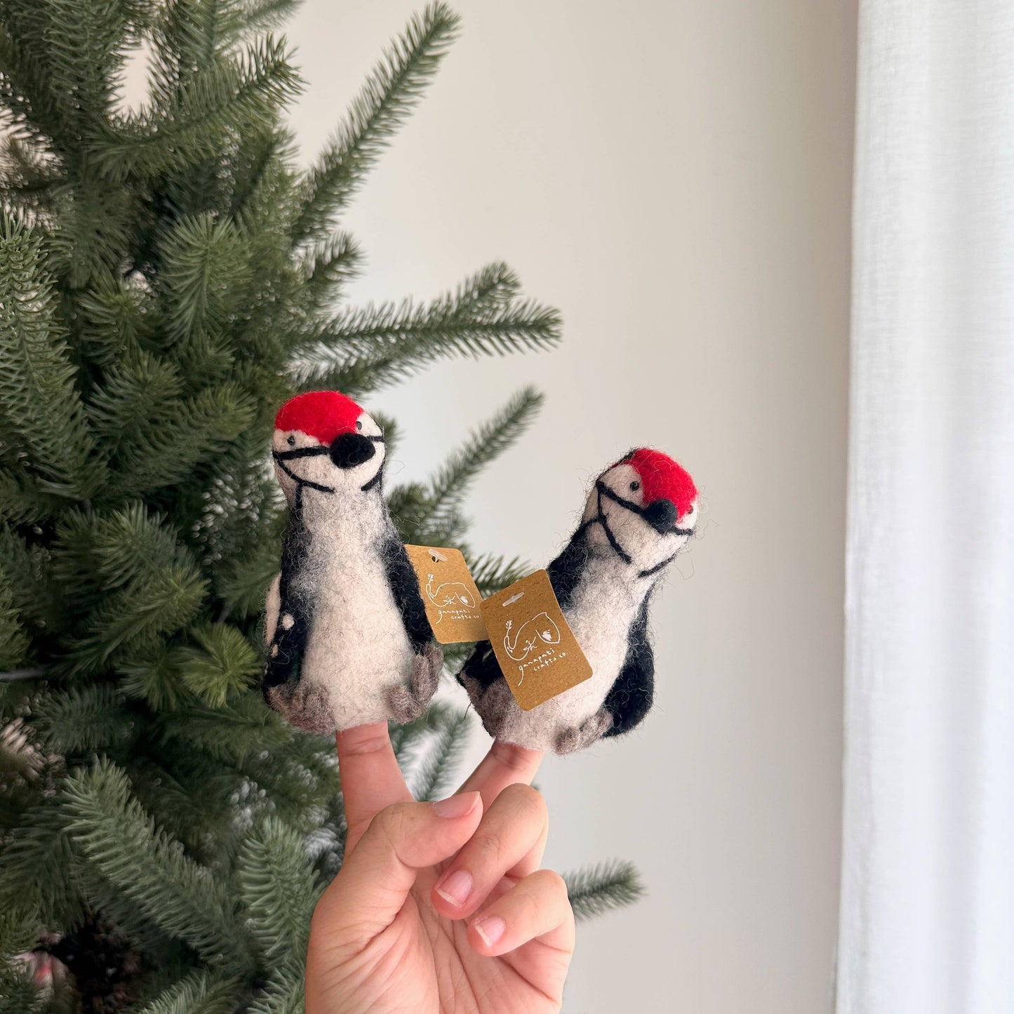 Woodpecker Finger Puppet