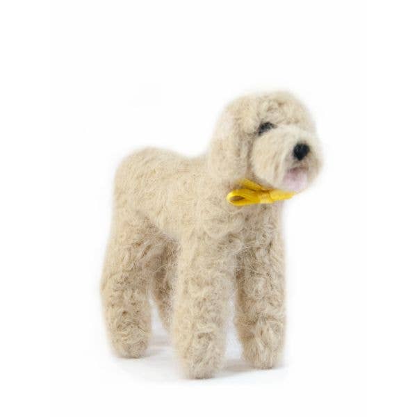 Doodle Dog - Artisan Hand-Felted Alpaca Sculpture