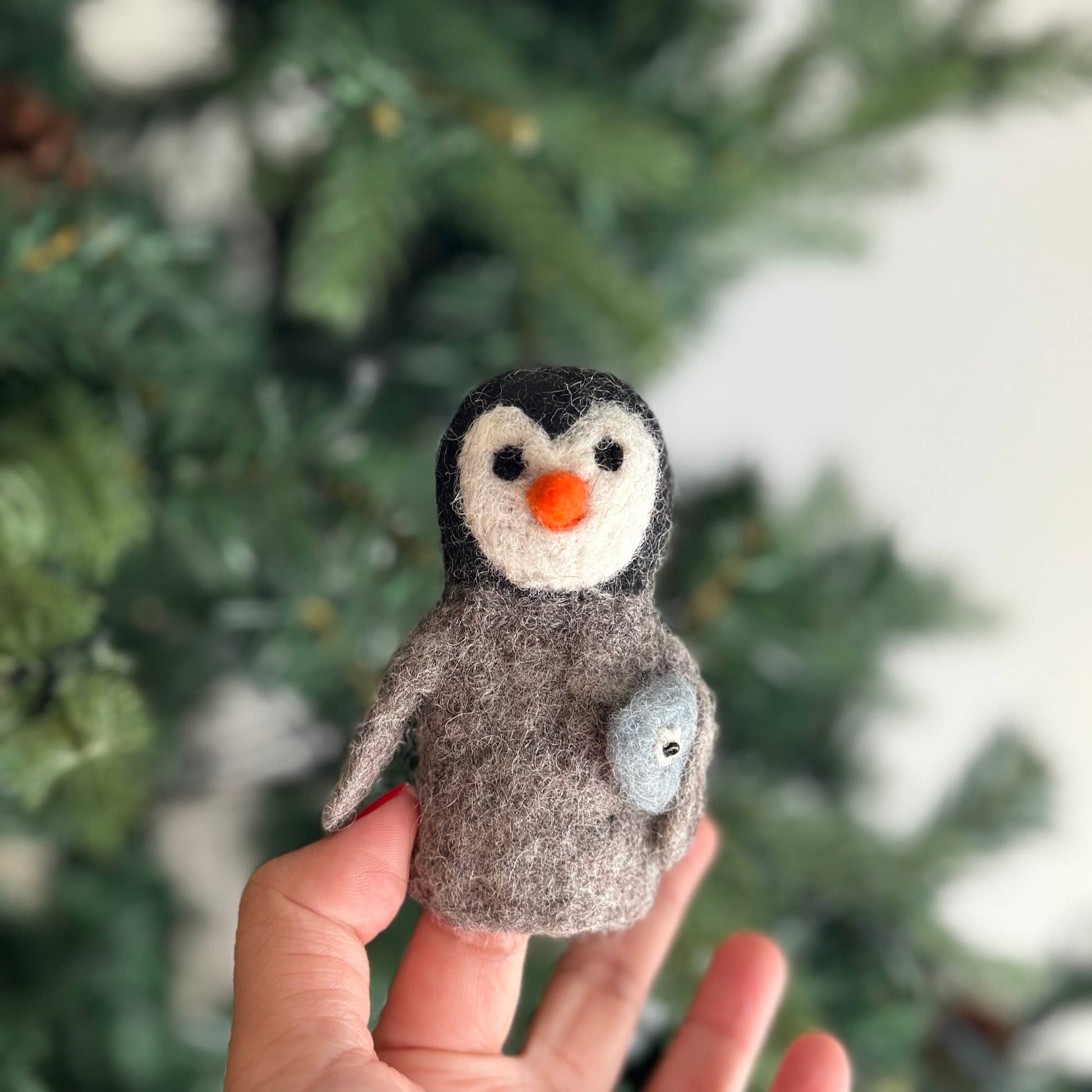 felted wool finger puppet jasper and ruby