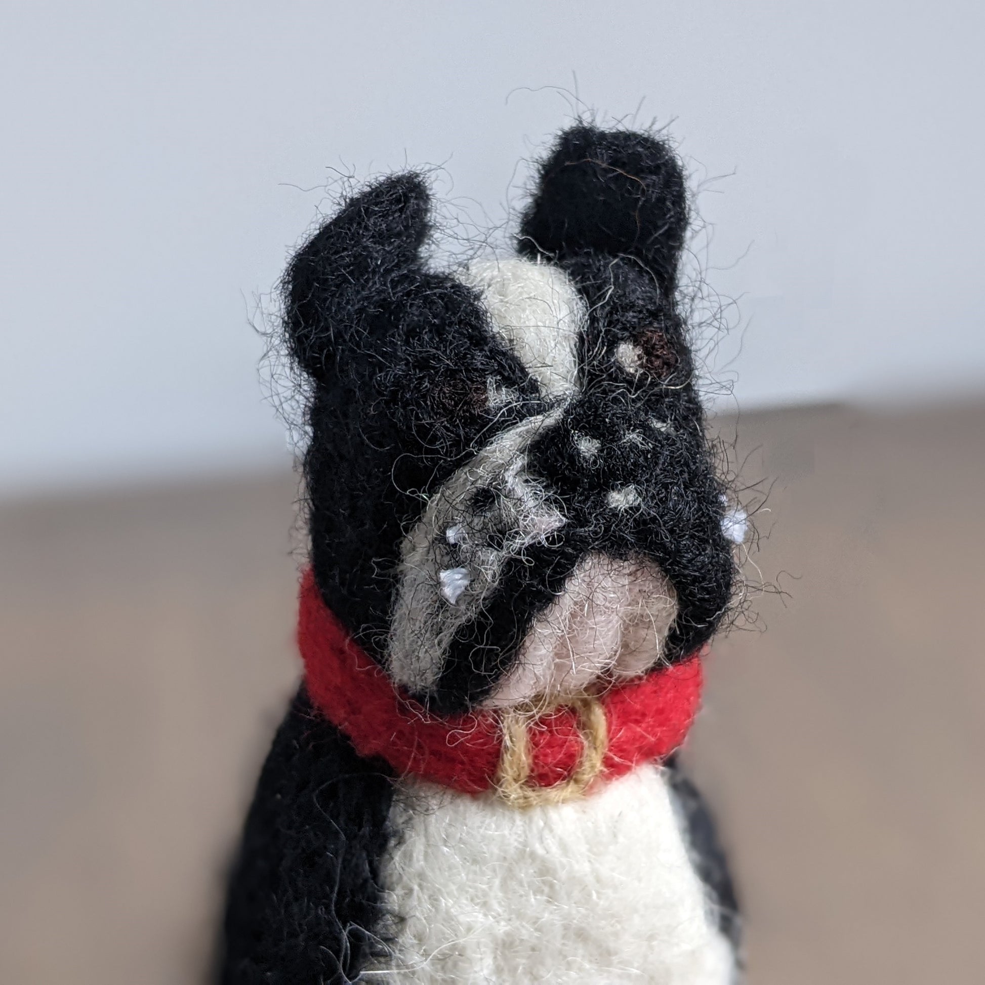 french bulldog needle felted wool gift for dog lovers jasper and ruby