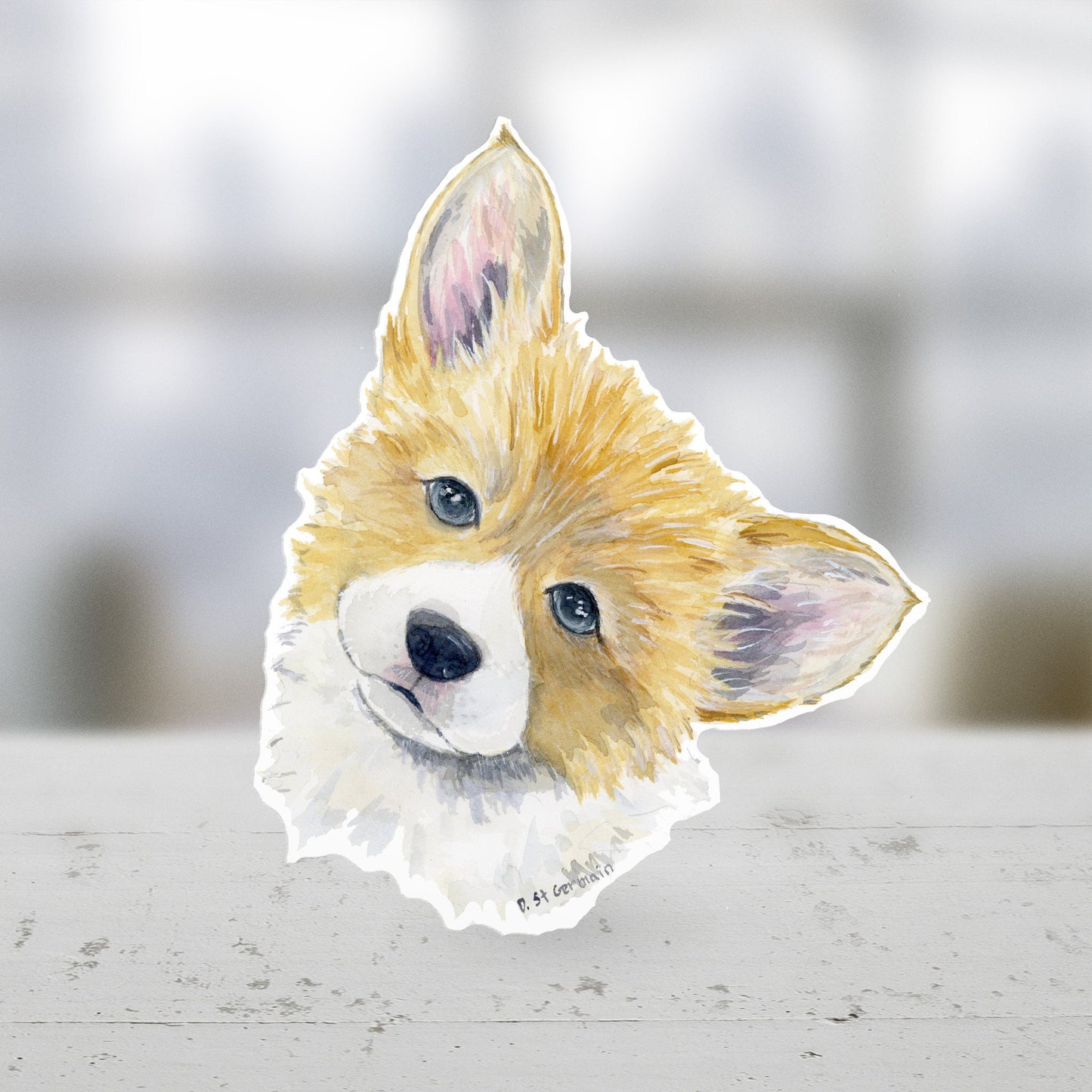 Corgi Sticker, Welsh Corgi Car decal, Cute Corgi Sticker, Corgi Gift