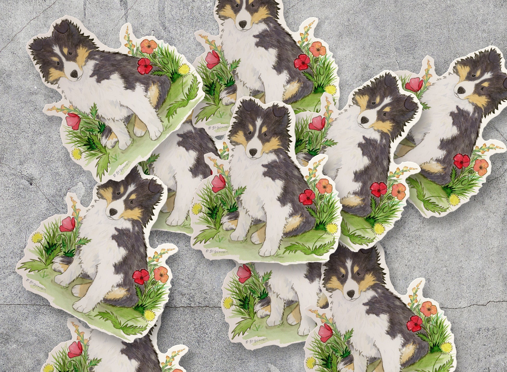 Sheltie Sticker, Shetland Sheepdog Gift