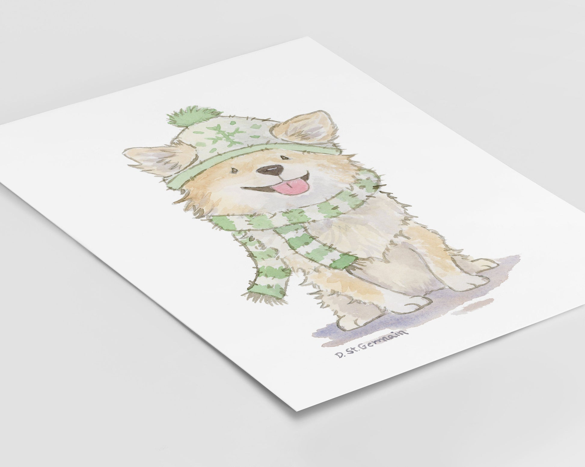 Chihuahua Holiday Art Print
