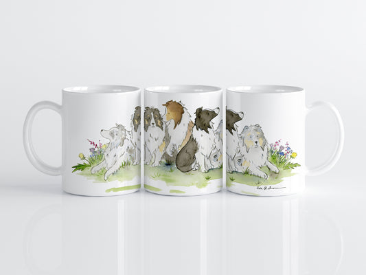 Shetland Sheepdog Mug, Gift for Sheltie Lovers