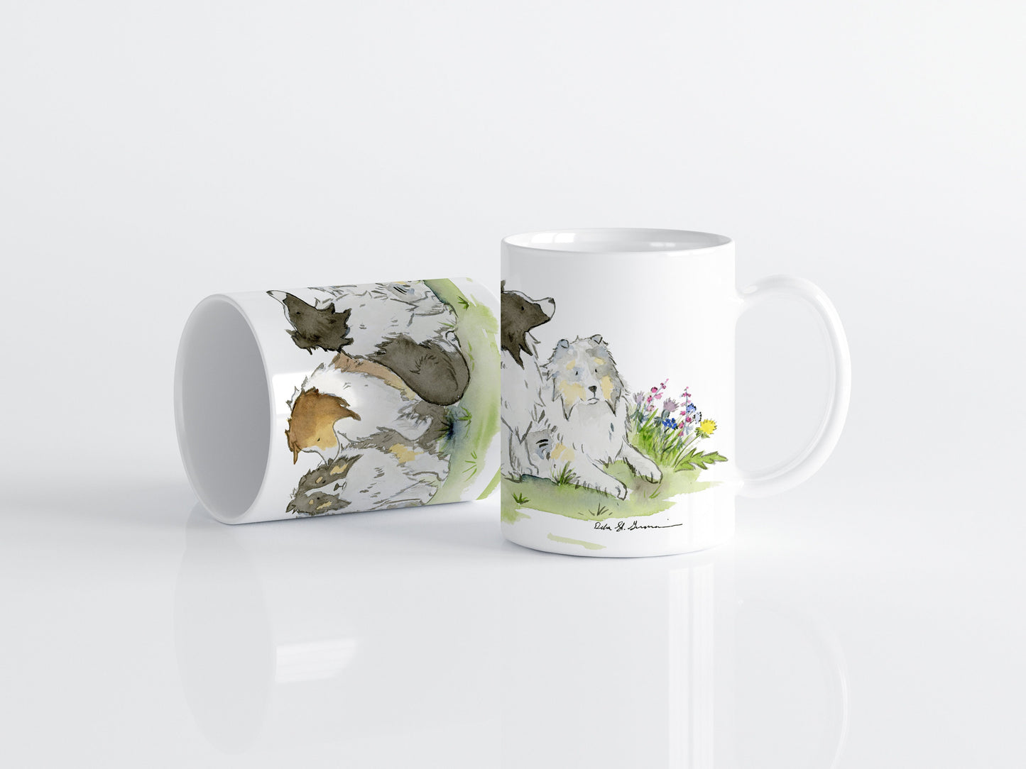 Shetland Sheepdog Mug, Gift for Sheltie Lovers