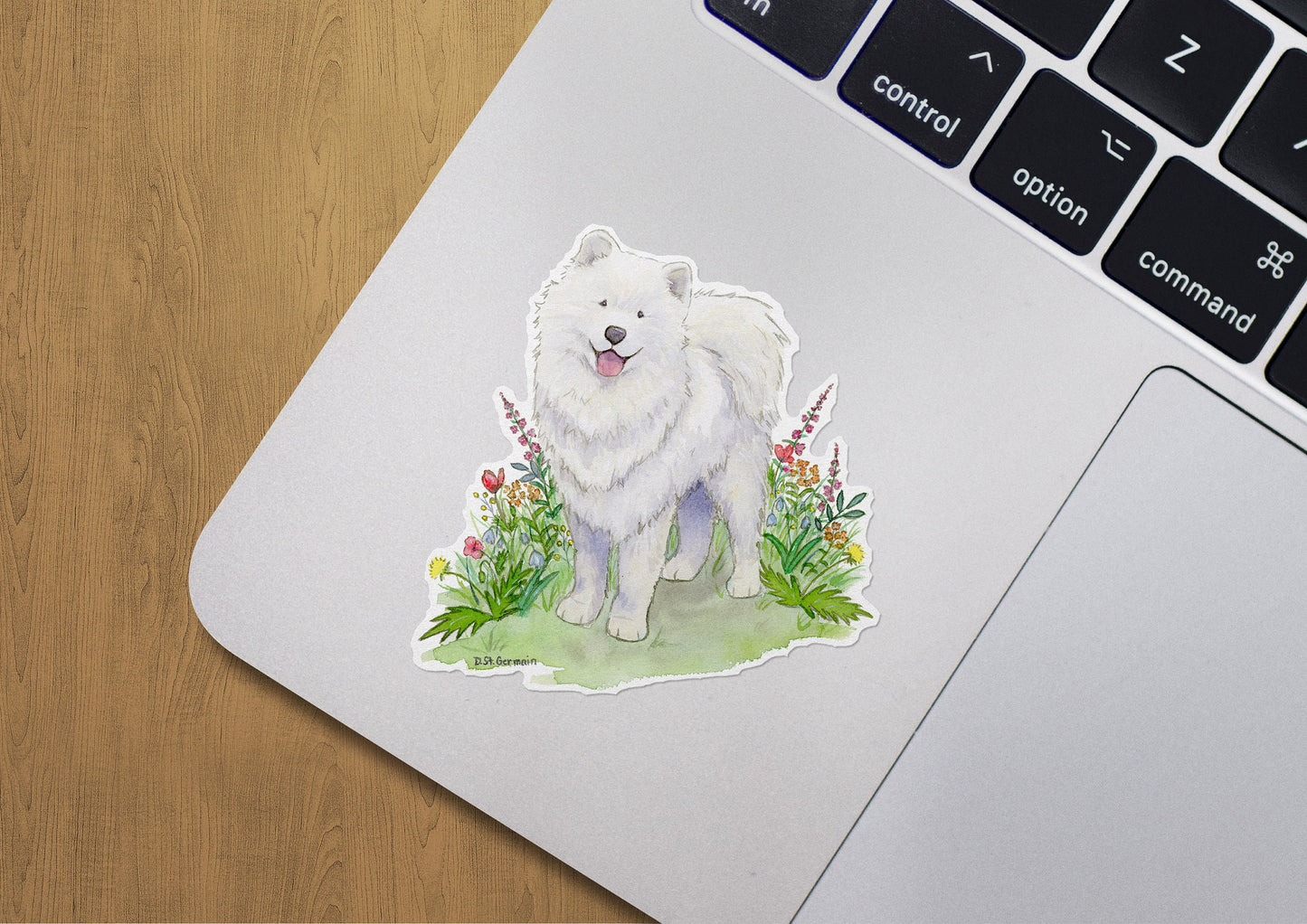 Samoyed Waterproof Vinyl Sticker