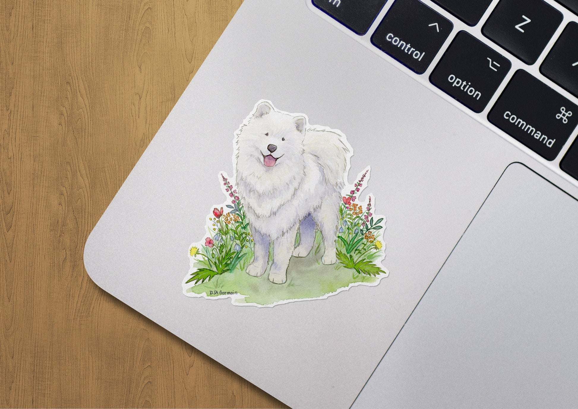 Samoyed Waterproof Vinyl Sticker