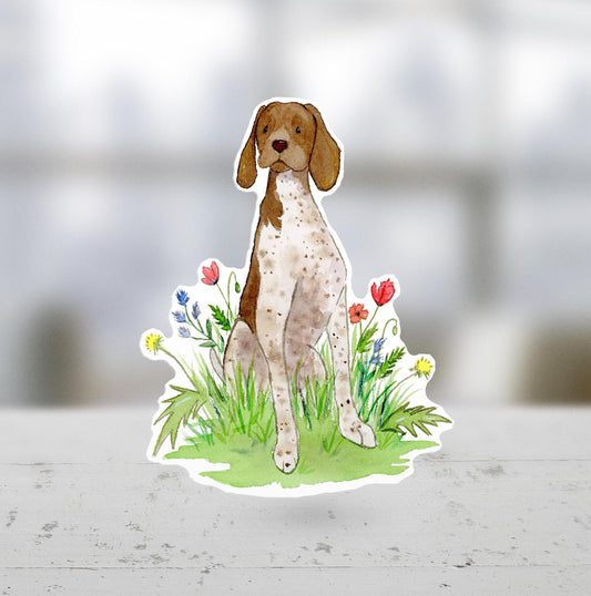 German shorthaired pointer vinyl sticker