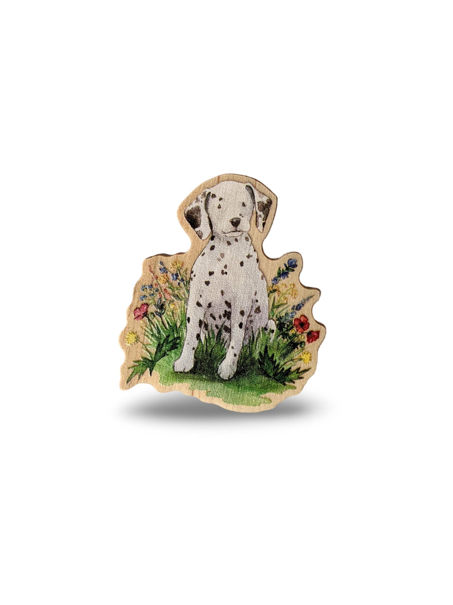 Wooden Dalmatian Pin, Dalmatian Lover Gift, Dalmatian Mom, Dog Mom Gift, Dog Lover Gift, Stocking Stuffer