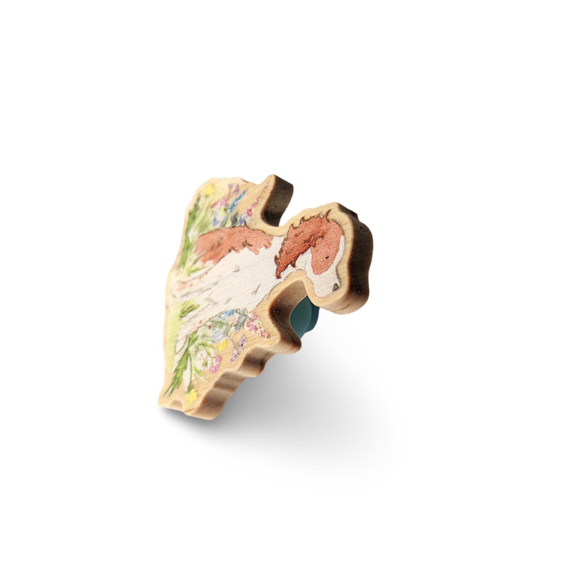 Wooden Springer Spaniel Pin, Spaniel Lover Gift, Springer Spaniel Mom, Spaniel Jewelry, Dog Lover Gift, Stocking Stuffer, Easter Basket Gift