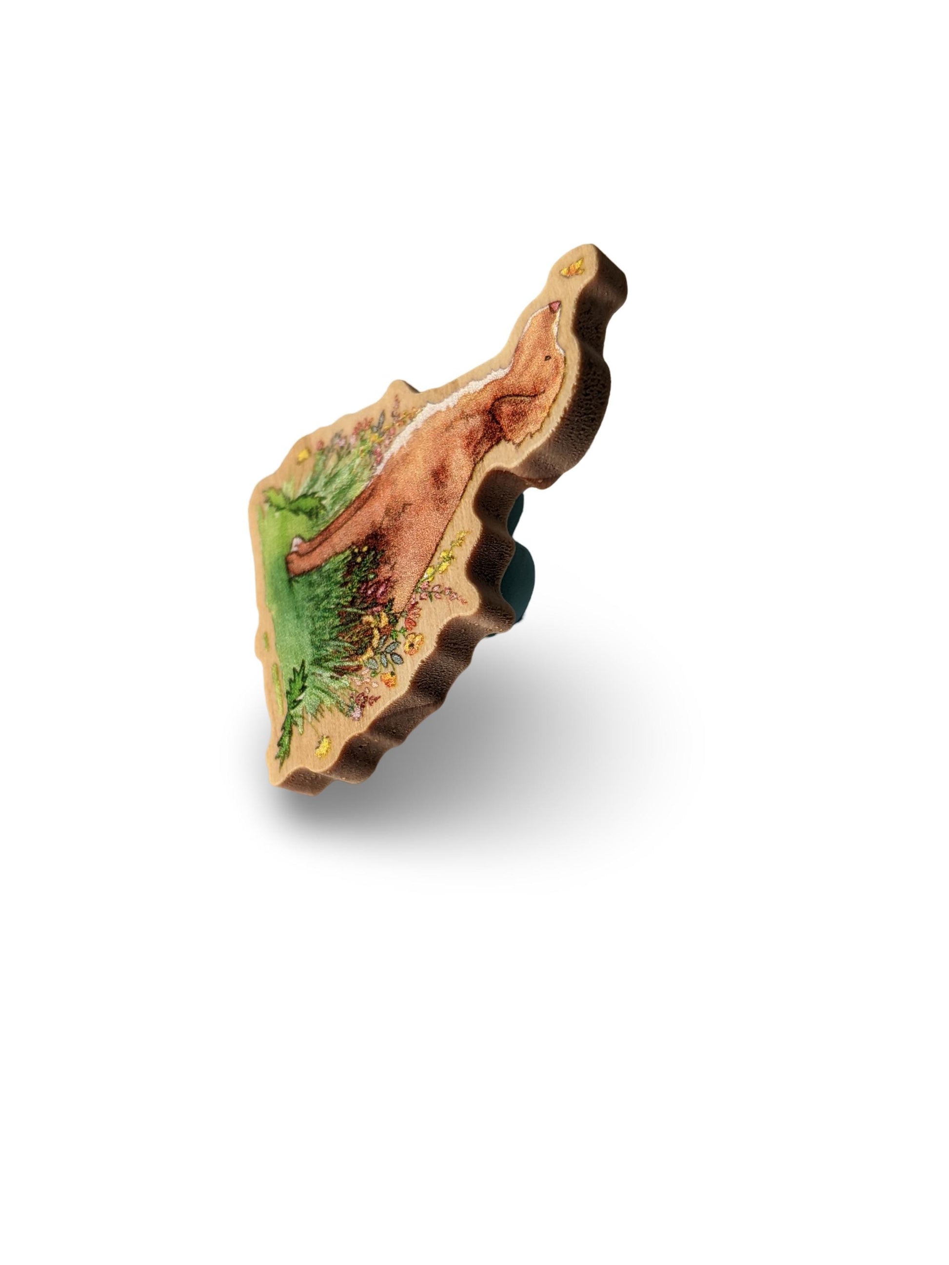 Wooden Toller Pin, Toller Lover Gift, Toller Mom, Toller Jewelry, Nova Scotia Duck Tolling Retriever, Dog Lover Gift, Stocking Stuffer