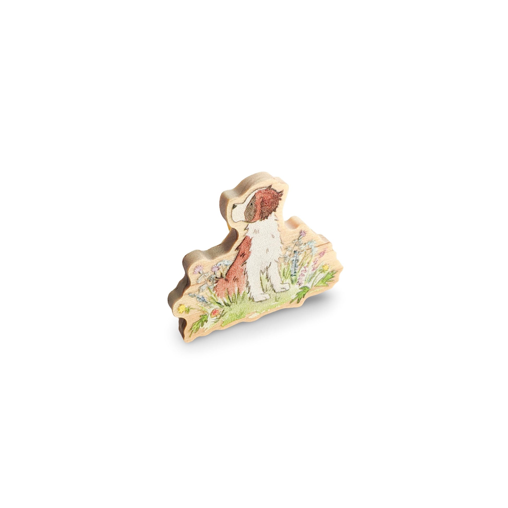 Wooden St. Bernard Pin, St. Bernard Lover Gift, St. Bernard Mom, St. Bernard Jewelry, Dog Lover Gift, Stocking Stuffer, Easter Basket Gifts