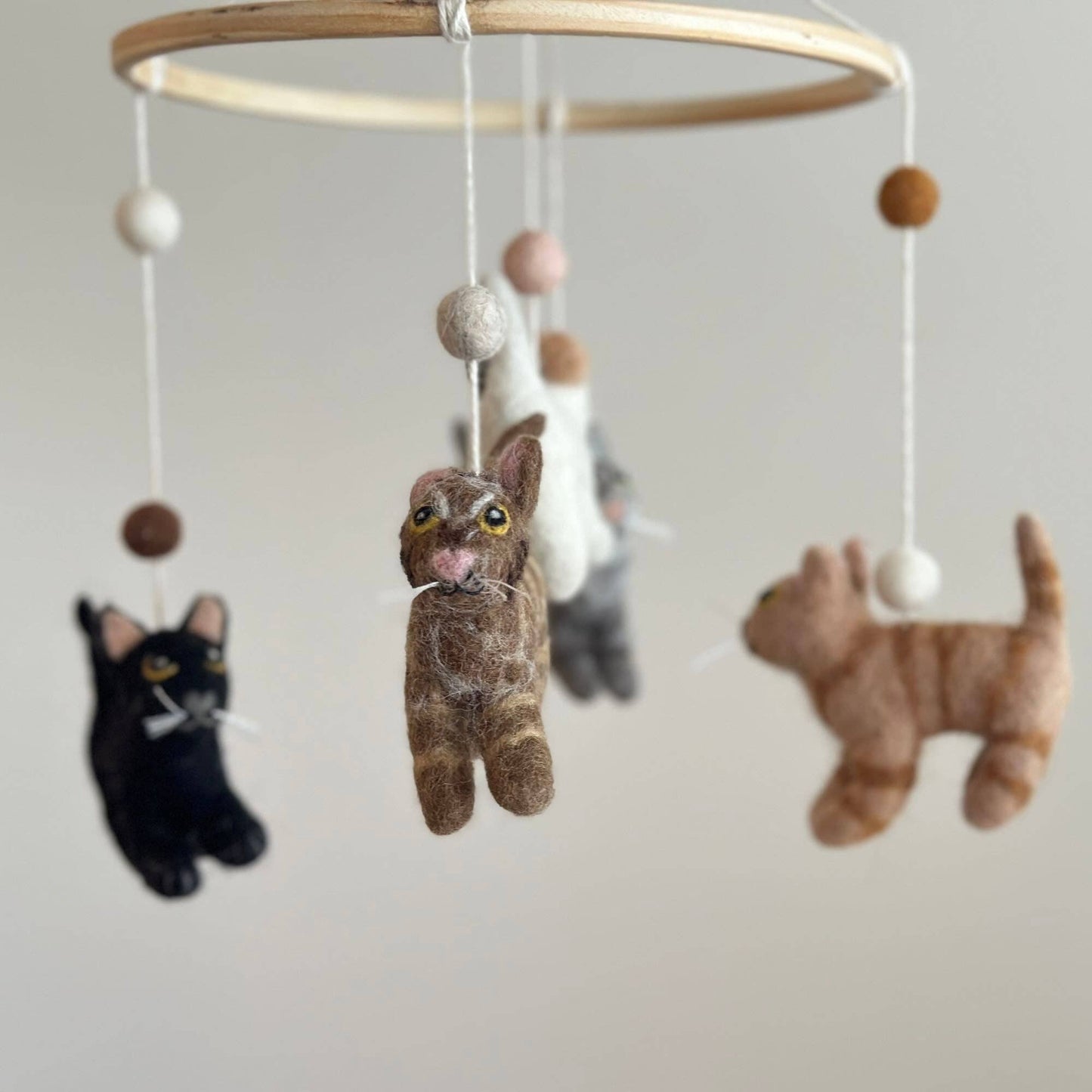 kitty cat baby mobile