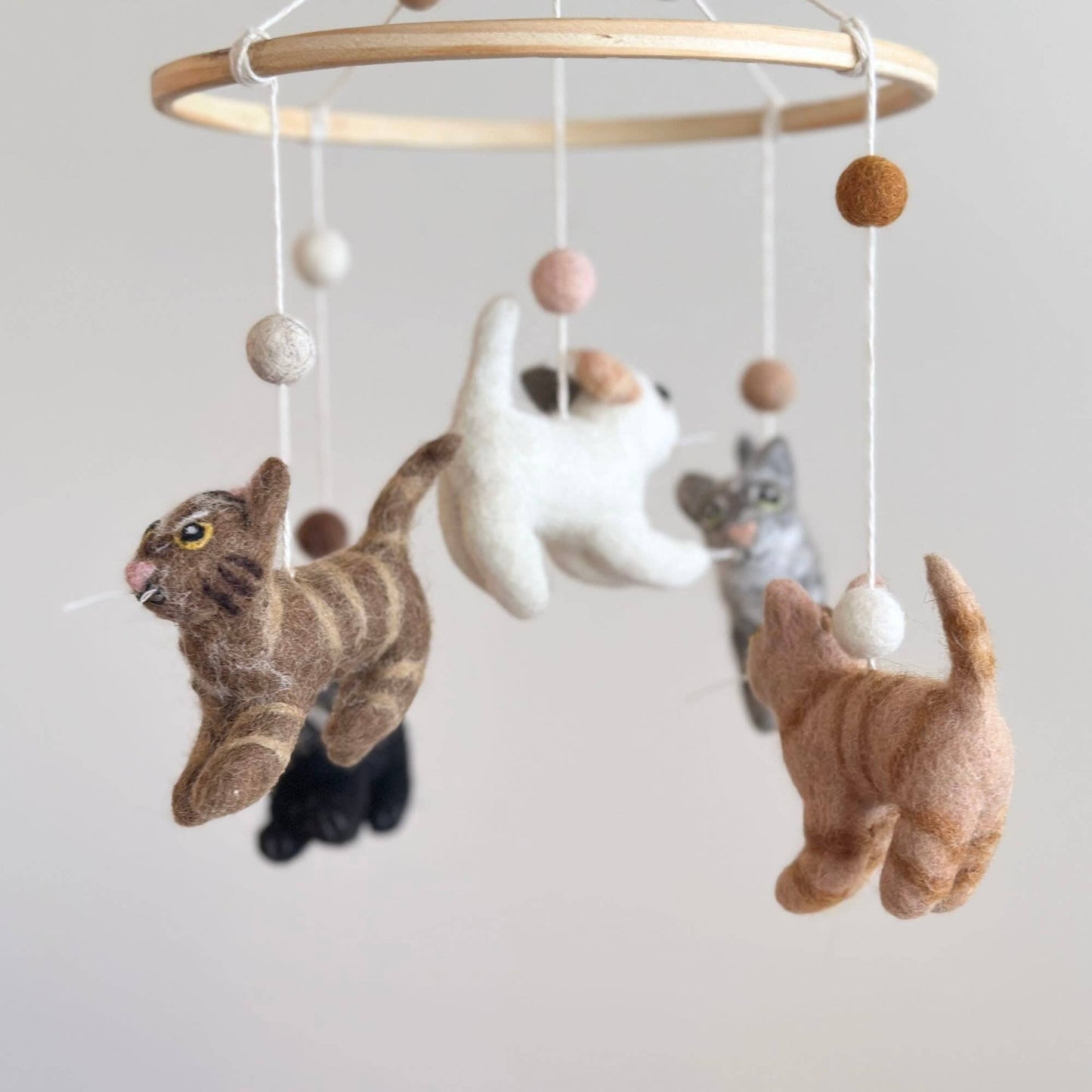 kitty cat baby mobile