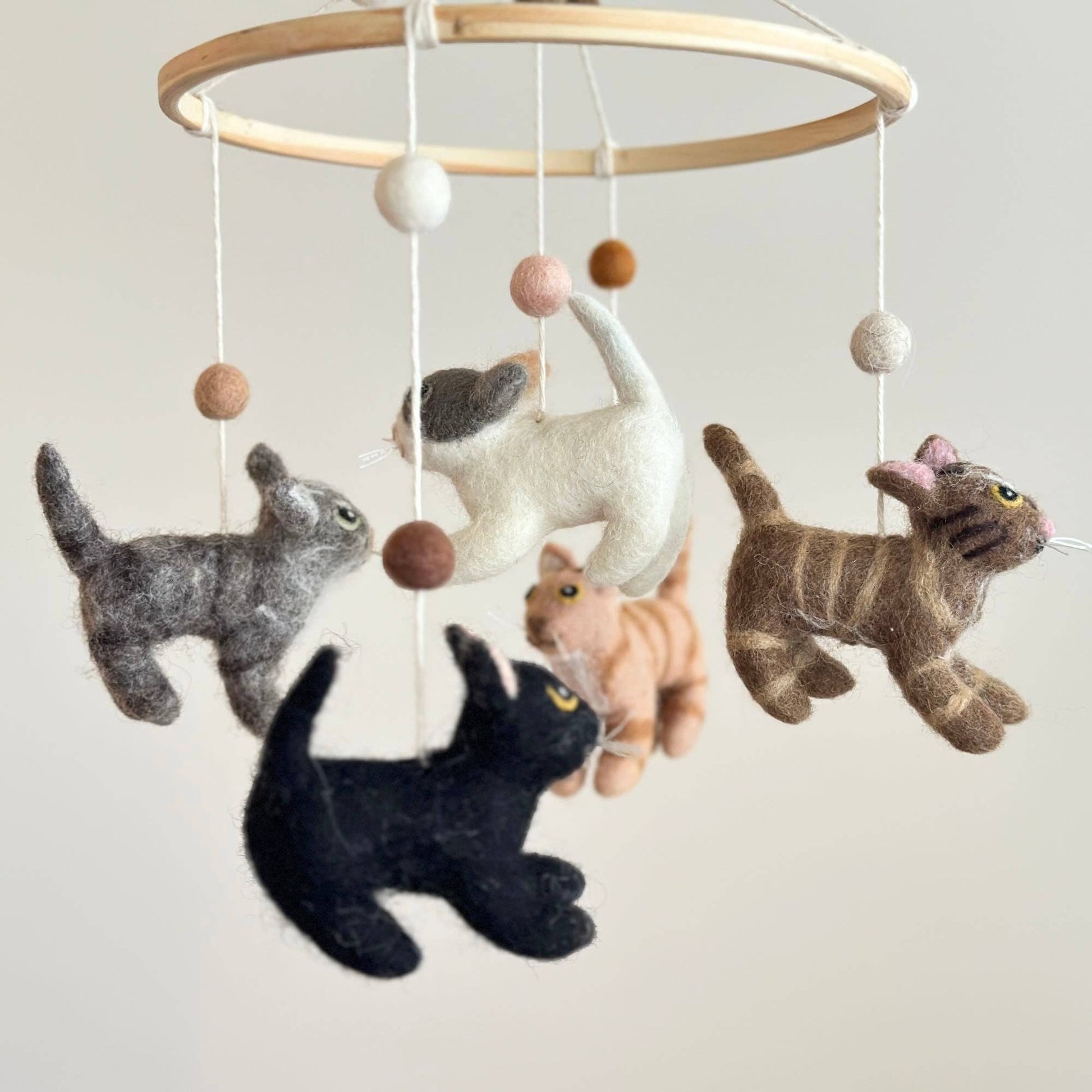 kitty cat baby mobile