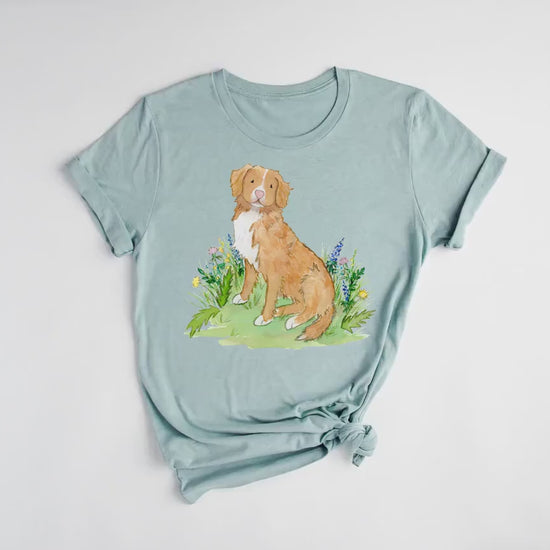 Toller Tee, Gift for Toller Lover, Nova Scotia Duck Tolling Retriever, Cute Toller Shirt, Pet Parent Gift, Dog Lover Gift, Dog Mom Gift