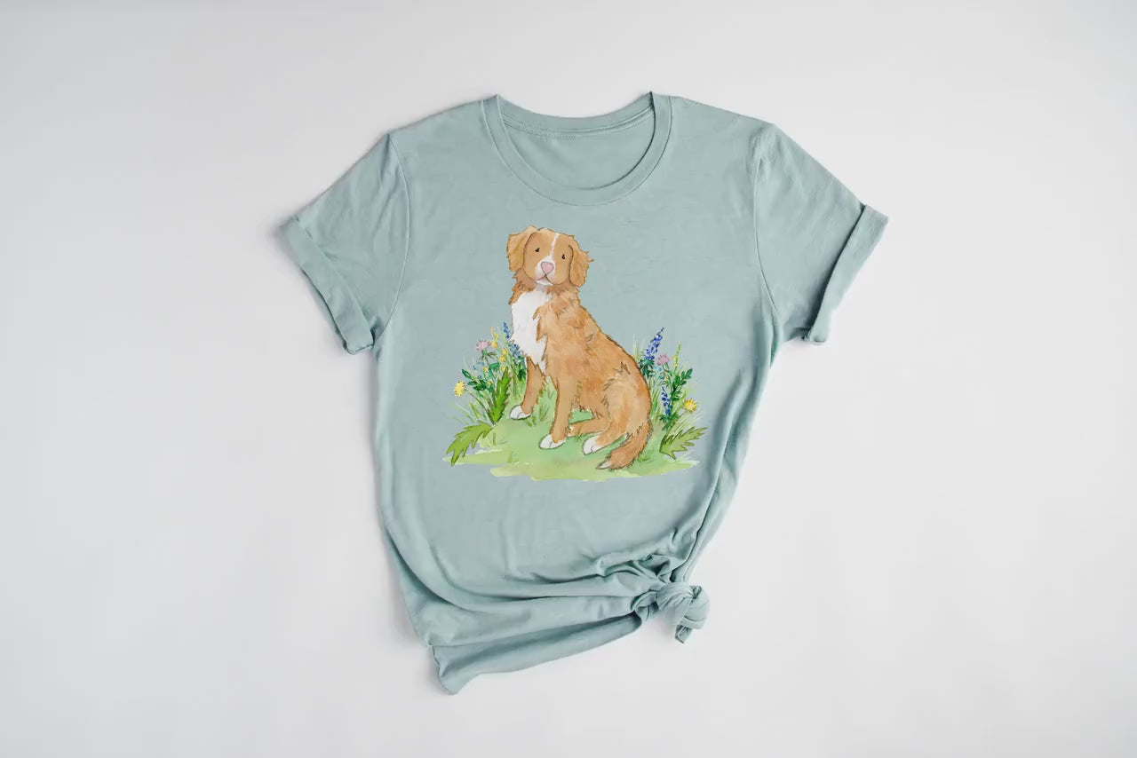 Toller Tee, Gift for Toller Lover, Nova Scotia Duck Tolling Retriever, Cute Toller Shirt, Pet Parent Gift, Dog Lover Gift, Dog Mom Gift